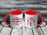 11oz Custom Mug - Happy Valentine's Day / LOVE