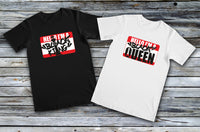 Unisex Custom Tees - Hello I'm A Black Queen / King Couples Shirt