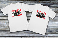 Unisex Custom Tees - Hello I'm A Black Queen / King Couples Shirt