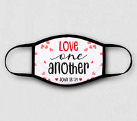Adjustable Face Mask - Love One Another