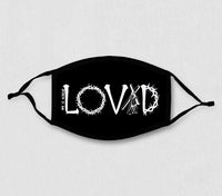 Adjustable Face Mask - LOVED (Lent)