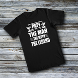 Unisex Custom Tees - THE MAN THE MYTH THE LEGEND
