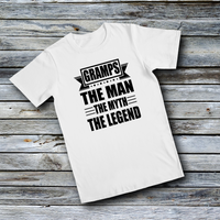Unisex Custom Tees - THE MAN THE MYTH THE LEGEND