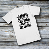 Unisex Custom Tees - THE MAN THE MYTH THE LEGEND
