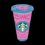 MOM Rhinestone Glitter Tumbler