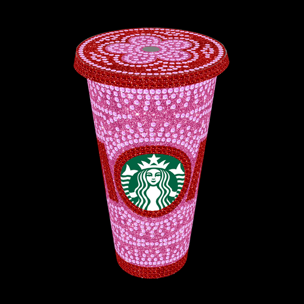MOM Rhinestone Glitter Tumbler
