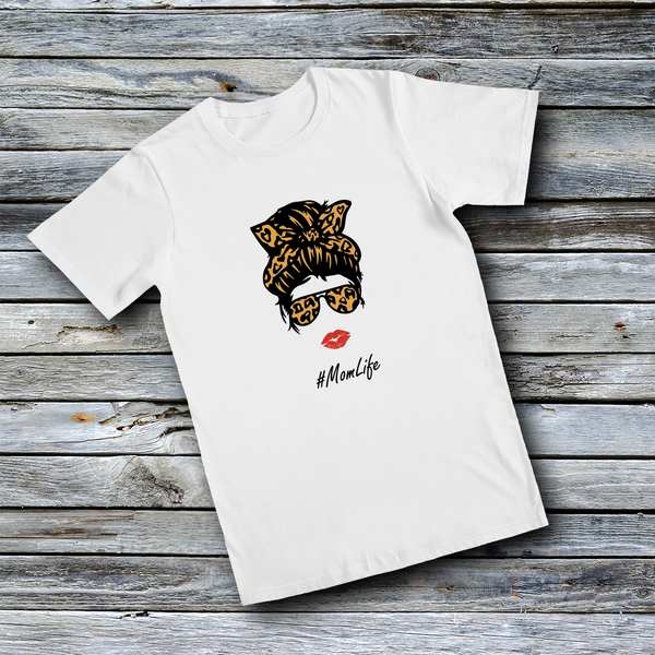 Unisex Custom Tees - #MomLife - Cool Mom with Shades