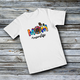 Unisex Custom Tees - #MomLife - MOM Tie-Dye Sun Flower