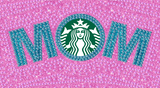 MOM Rhinestone Glitter Tumbler