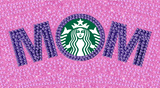MOM Rhinestone Glitter Tumbler