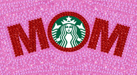 MOM Rhinestone Glitter Tumbler