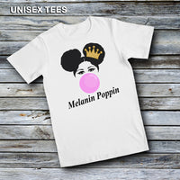 Women's Custom Fashion Tees - Melanin Poppin