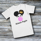 Women's Custom Fashion Tees - Melanin Poppin