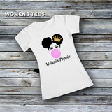 Women's Custom Fashion Tees - Melanin Poppin