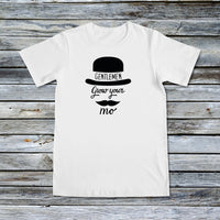 Unisex Custom Tees - Movember - Gentlemen Grow your Mo