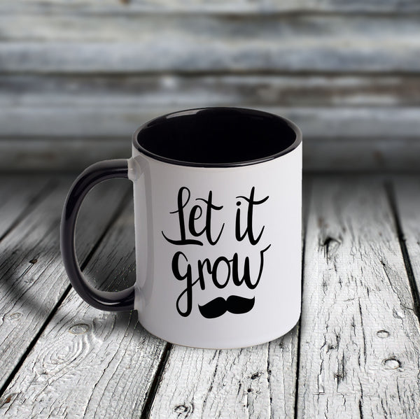11oz Custom Mug - Movember Series - Let It Grow