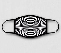Adjustable Face Mask - Optical Illusion Series