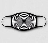 Adjustable Face Mask - Optical Illusion Series