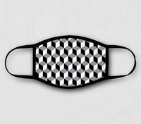 Adjustable Face Mask - Optical Illusion Series