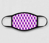 Adjustable Face Mask - Optical Illusion Series