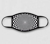 Adjustable Face Mask - Optical Illusion Series