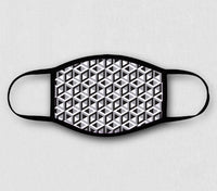 Adjustable Face Mask - Optical Illusion Series