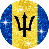 Fashion Glitter Decals for Phone Grips - West Indian Flags | Phone Grip NOT INCLUDED |