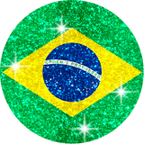 Fashion Glitter Decals for Phone Grips - World Country Flags | Phone Grip NOT INCLUDED |