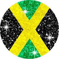 Fashion Glitter Decals for Phone Grips - West Indian Flags | Phone Grip NOT INCLUDED |