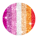 Fashion Glitter Decals for Phone Grips - Gay Pride Flags | Phone Grip NOT INCLUDED |