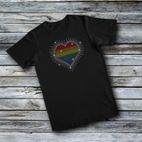 Unisex Custom Tees - PRIDE Rhinestone T-Shirts