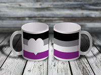 11oz Custom Mug - PRIDE Heart Mugs