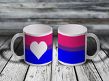 11oz Custom Mug - PRIDE Heart Mugs