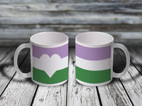 11oz Custom Mug - PRIDE Heart Mugs