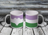 11oz Custom Mug - PRIDE Heart Mugs