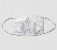 Rhinestone Face Mask - Nativity Scene