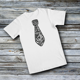 Unisex Custom Tees - DAD "TIE" WordArt T-Shirt
