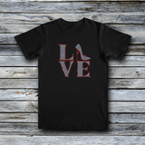 Rhinestone Custom Tees - Valentine's Day: LOVE HEELS