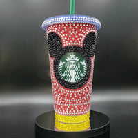 Fantastic Inspired Glitter Rhinestone Tumbler