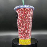 Fantastic Inspired Glitter Rhinestone Tumbler