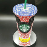 Fantastic Inspired Glitter Rhinestone Tumbler